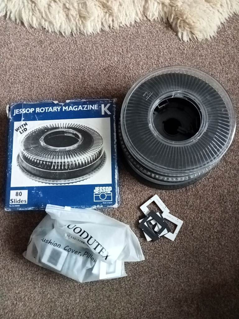 Jessop's rotary slide magazine holders + slide mounts