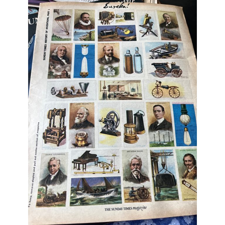 OLD VINTAGE SUNDAY TIMES MAGAZINE  eureka! 1970 part 1 