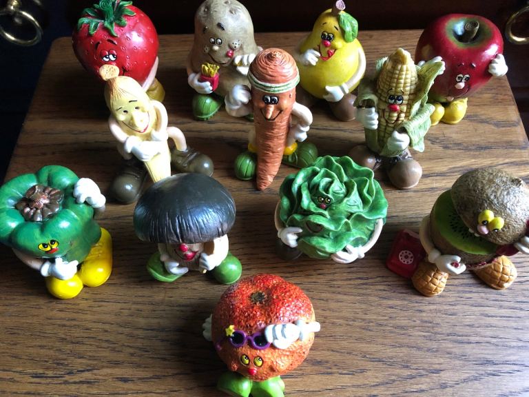 Foodies vintage x 12 