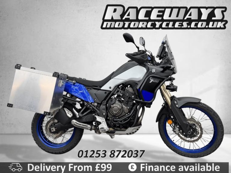 YAMAHA TENERE 700 BLUE BLACK, 2021 21 REG JUST 1,840 MILES, 689 CC