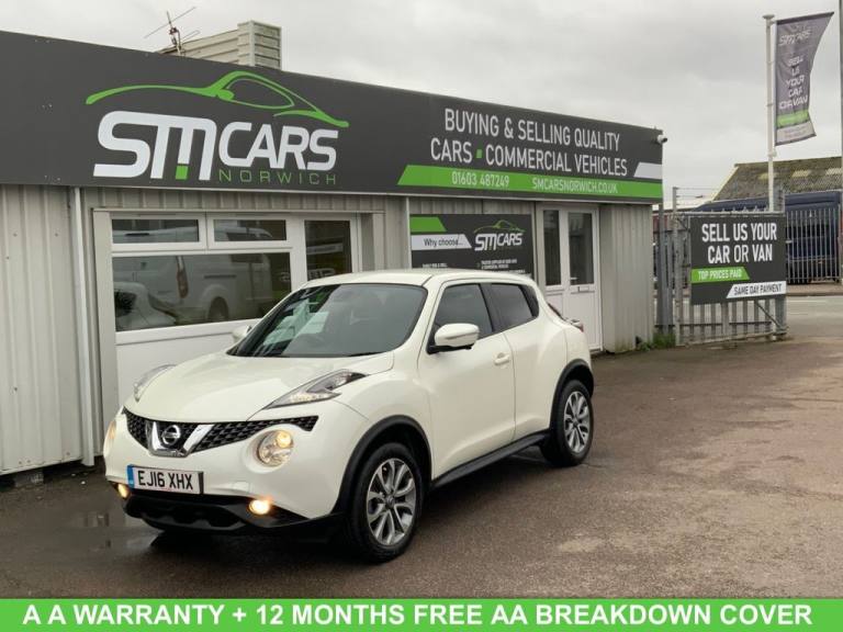 2016 Nissan Juke 1.6 Tekna SUV 5dr Petrol XTRON Euro 6 (117 ps) HATCHBACK Petrol Automatic