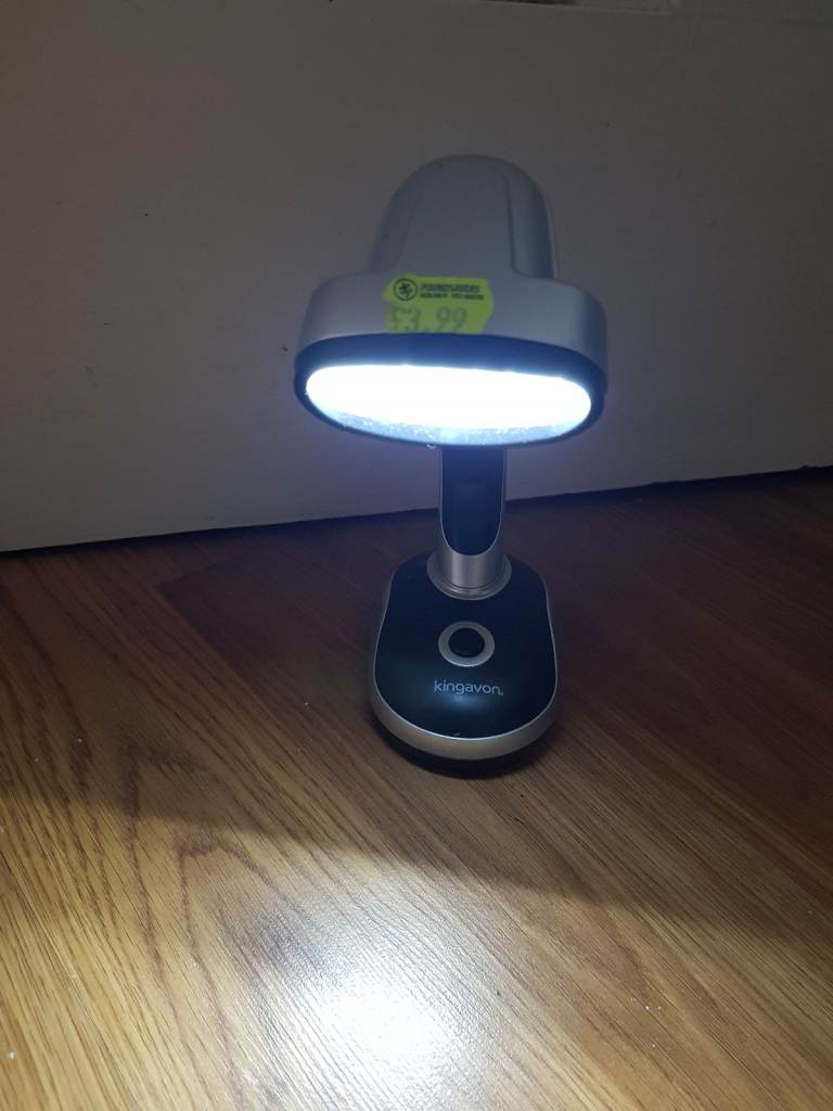 Grey table small lamp