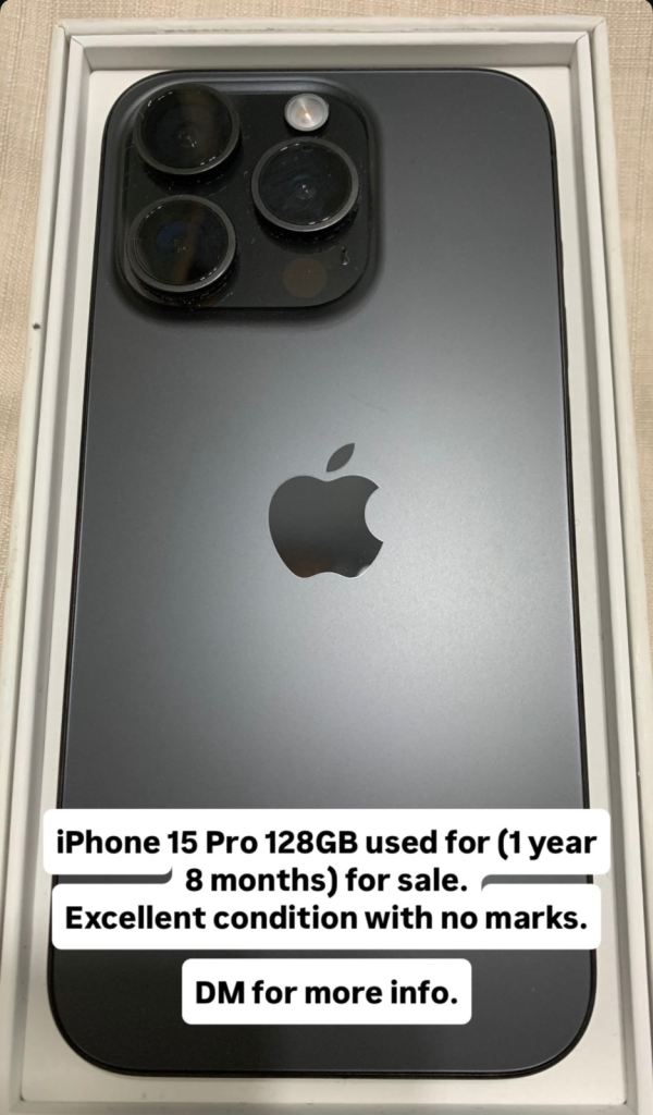 iPhone 15 Pro 128GB