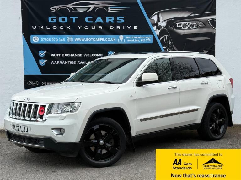 2012 Jeep Grand Cherokee 3.0 V6 CRD Overland Auto 4WD Euro 5 5dr ESTATE Diesel Automatic