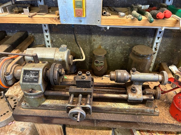 VINTAGE ELLIOT UNIMAT SL LATHE , PRE OWNED WORKING CONDITION