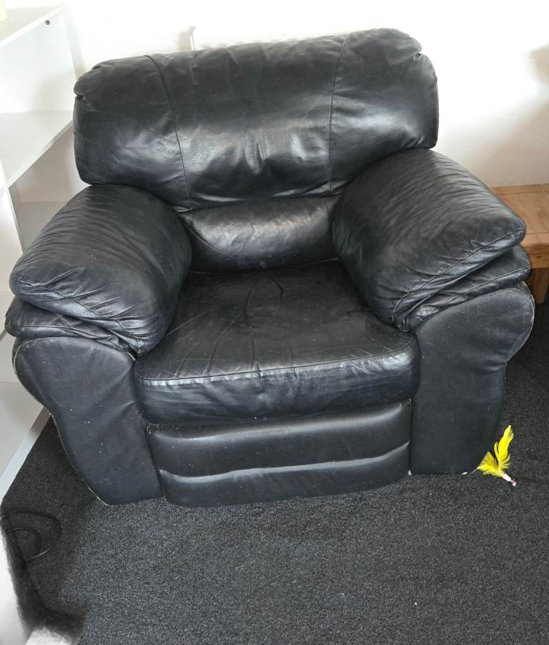 image for Black Leather chair 
