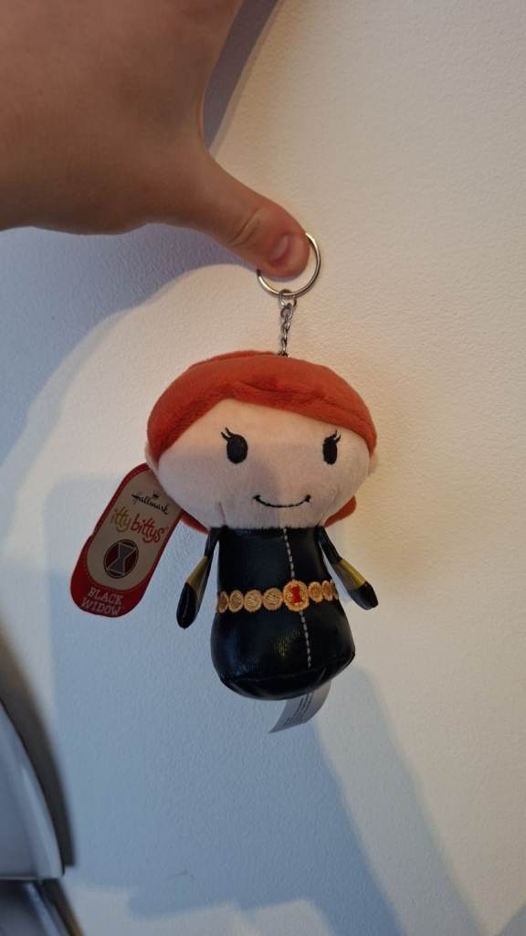 Hallmark Ittybittys Black Widow Small Plush Teddy Bear