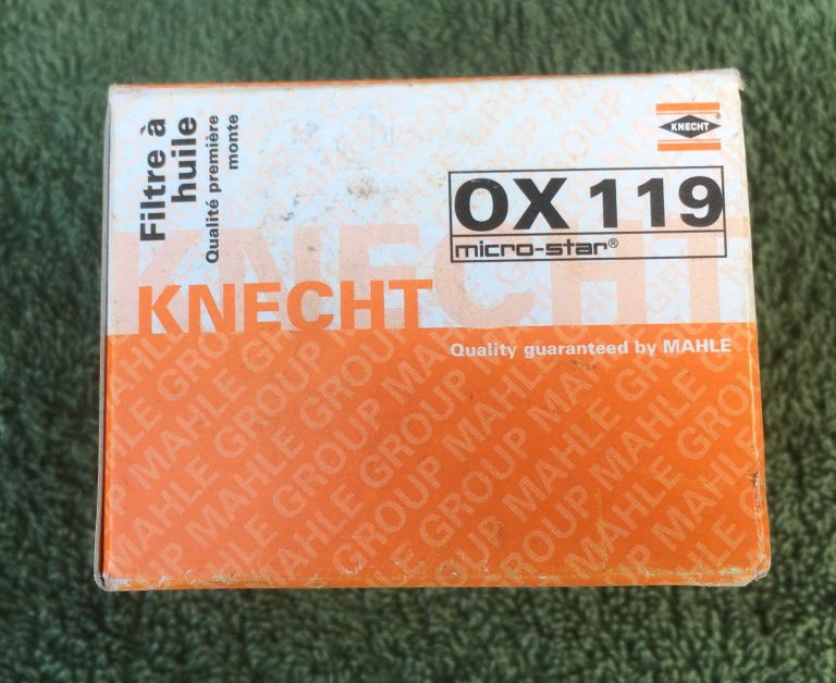 MAHLE OX119 OIL FILTER - BMW F650 - APRILLIA PEGASO