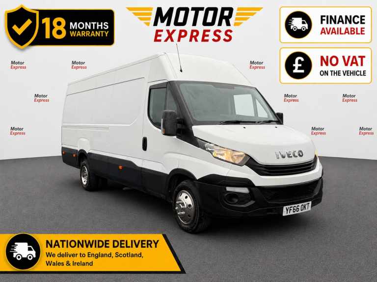 2016 Iveco Daily 2.3 High Roof Semi-Window Crew Van 3520L WB WINDOW VAN Diesel Manual