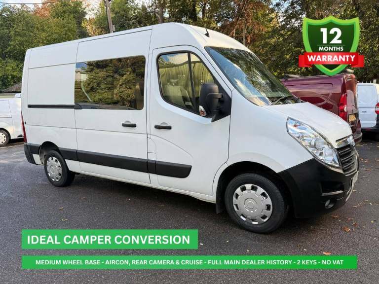 2018 Vauxhall Movano 2.3 CDTI H2 Van 130ps PANEL VAN DIESEL Manual