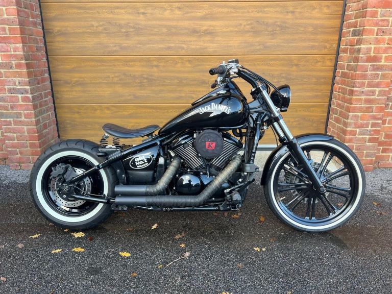 2009/09 Kawasaki VN900 Custom Bobber with 13,300m in Black