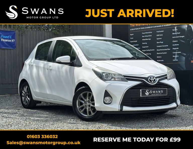 2014 Toyota Yaris 1.33 Dual VVT-i Icon Hatchback 5dr Petrol Manual Euro 5 (99 ps) Hatchback Petro...