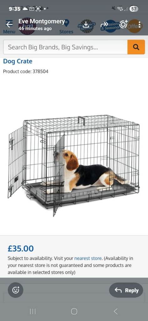 Dog crate