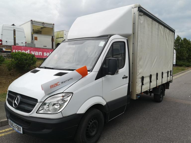 2012 Mercedes-Benz Sprinter  3.5T 313 CURTAINSIDER LUTON EXTRA LARGE VAN NO VAT CHASSIS CAB Diese...