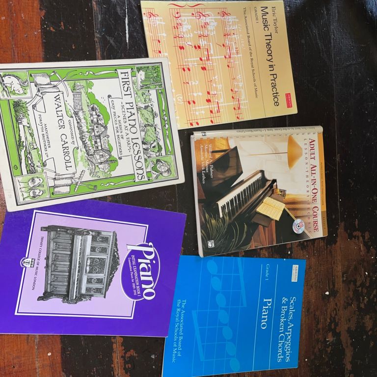 Job Lot of Adult All In One Piano Lessons Course Theory Books / CD  