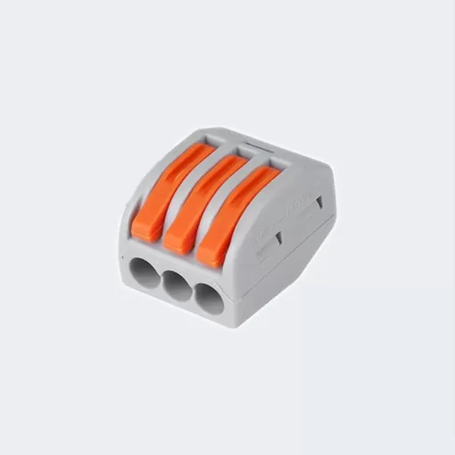 10 x PCT-213 Lever Cable Connectors 3 Pin Spring Terminal Block Next Day