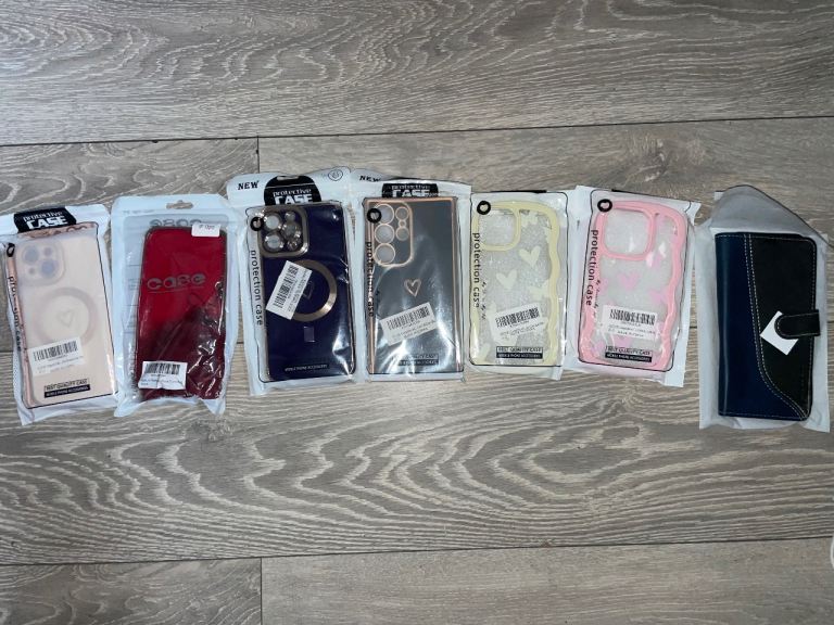 Large Bundle of New Phone Cases – Various Brands and Colours (187 Cases)
