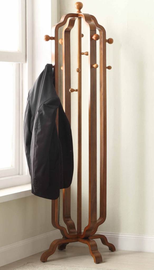 Walnut Coat Stand