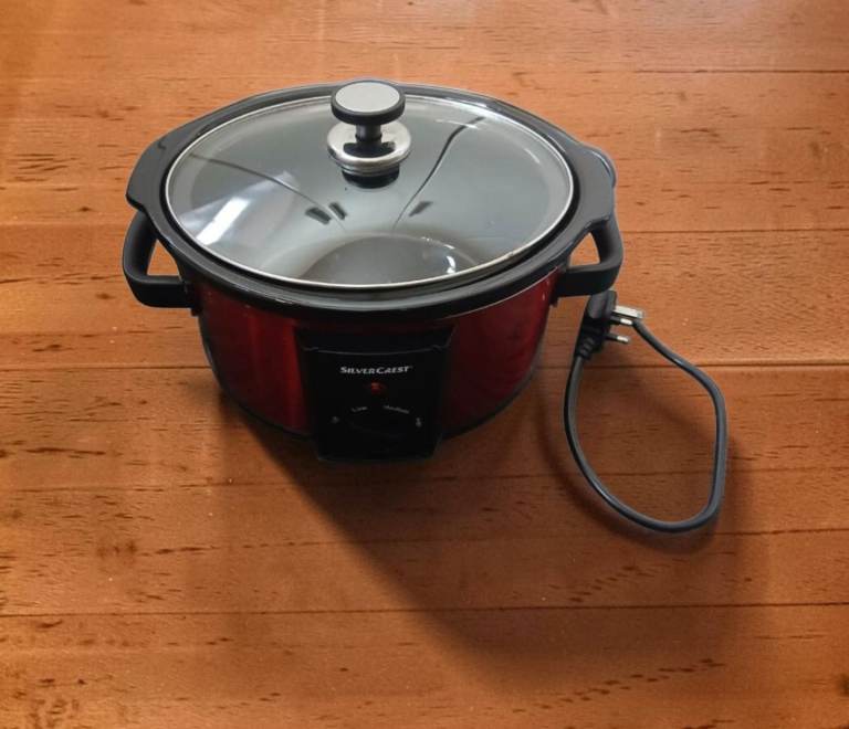 SilverCrest 3.5L Slow Cooker with Ceramic Pot (COLLECTION ONLY)