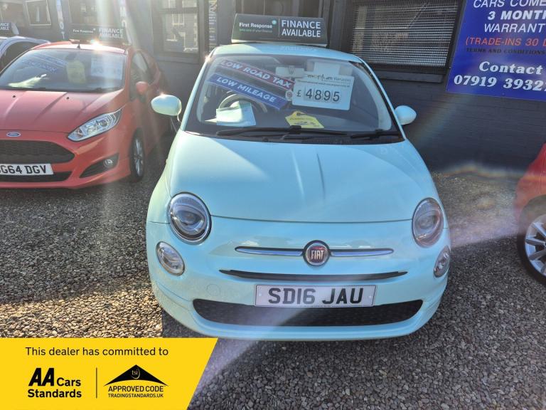 2016 Fiat 500 1.2 Pop Star 3dr HATCHBACK Petrol Manual