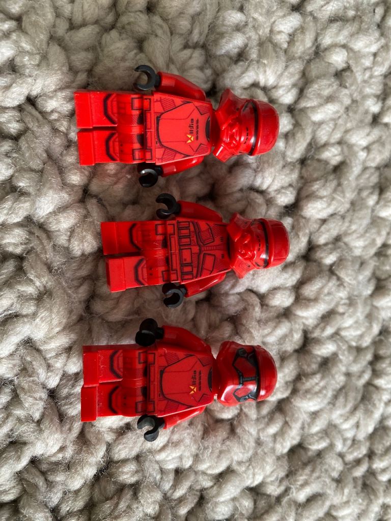 Lego Star Wars Sith Trooper Minifigures - Set of 3, Red