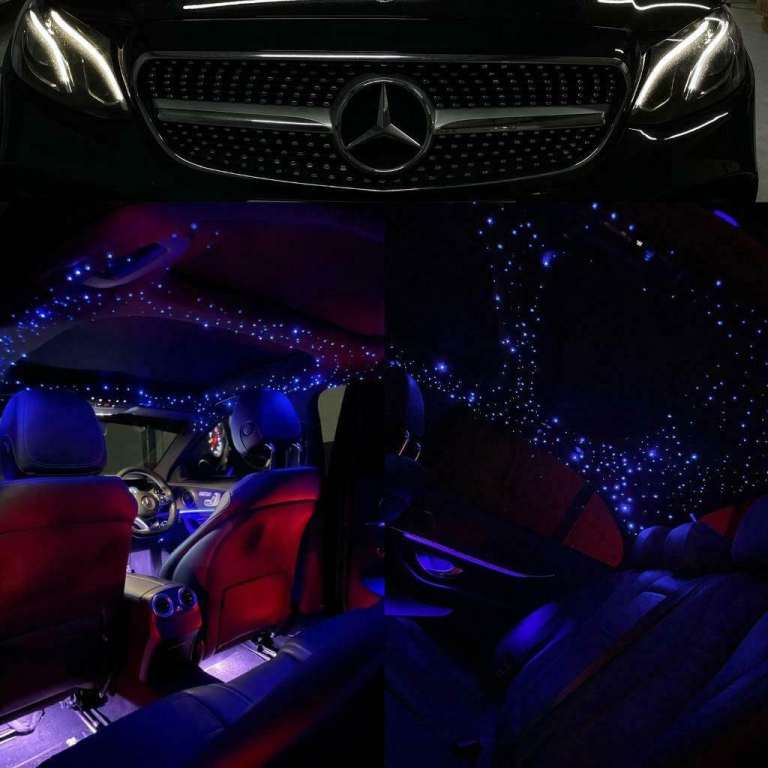 Unique luxury starlight roof car office weddings installation