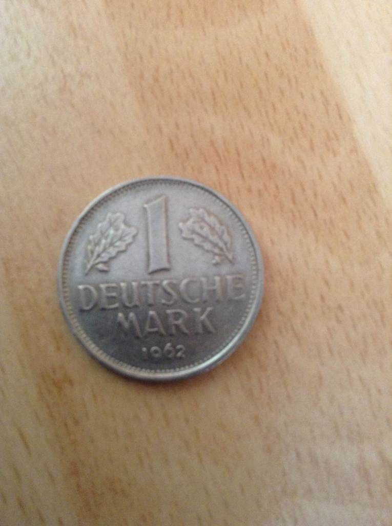 A 1962 German 1 Deutsche Mark Coin