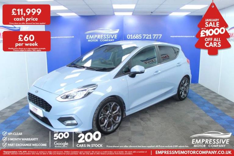 2021 21 FORD FIESTA 1.0T ECOBOOST ST-LINE EDITION HATCHBACK 5DR PETROL MANUAL EU