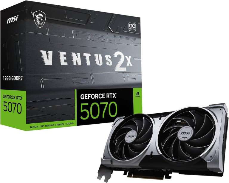 MSI GeForce RTX 5070 12GB Ventus 2X 