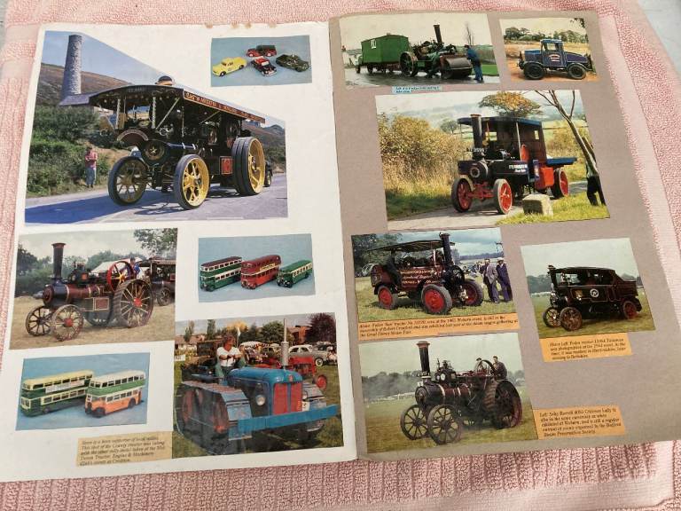 VINTAGE A3 SCRAPBOOK TRACTOR AGRICULTURAL MEMORIBILIA COLLECTIBLE