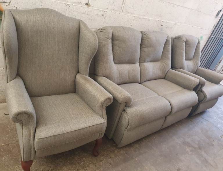 Sherborne sofa and two chairs 