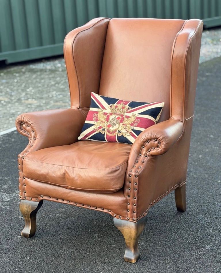 image for Tetrad Compton Leather Armchair (John Lewis rrp £1999)