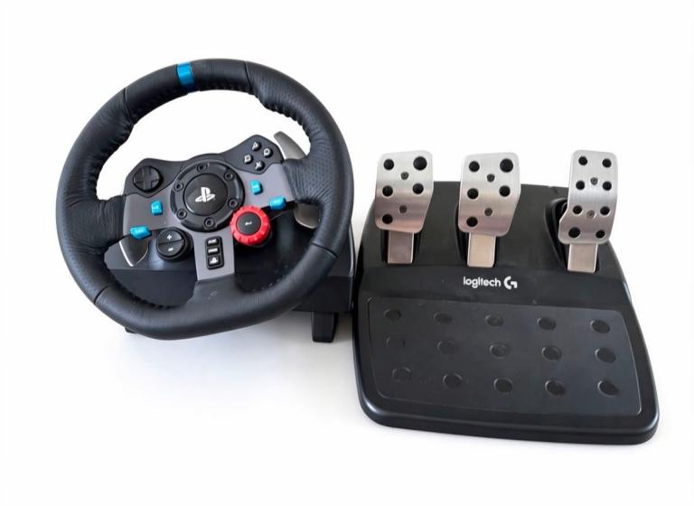 Logitech G29 Driving Force Racing Wheel & Pedals for PS5/PS4/PS3