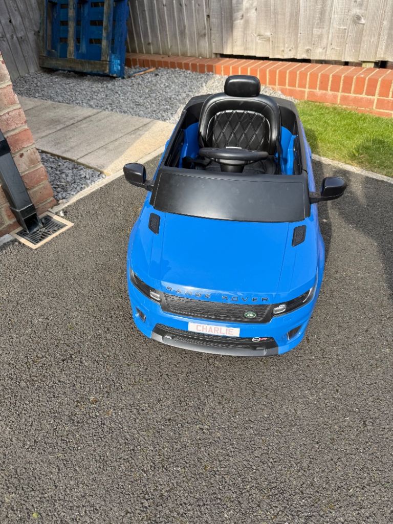 Kids Blue Range Rover ride in with remote
