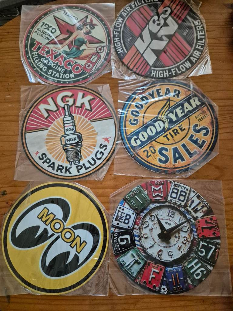 Vintage style metal Signs 