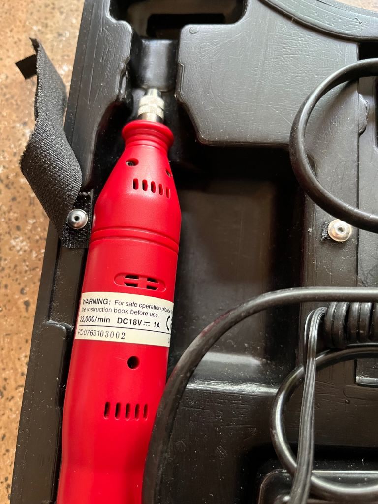 Power Devil Rotary Tool Kit W330T – Red, As Good As New