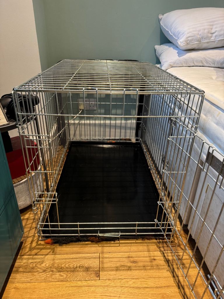 Large Silver 2 door Dog Crate (Lords & Labradors)