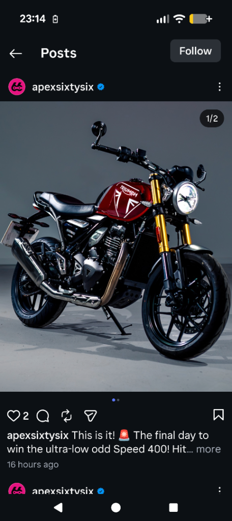 Triumph, SPEED, 2024, 398 (cc)