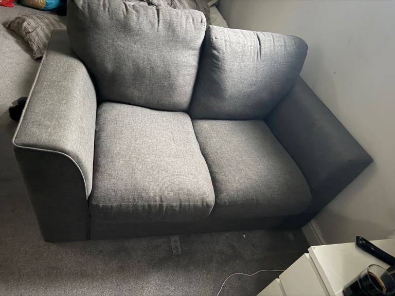 2 seater grey sofa