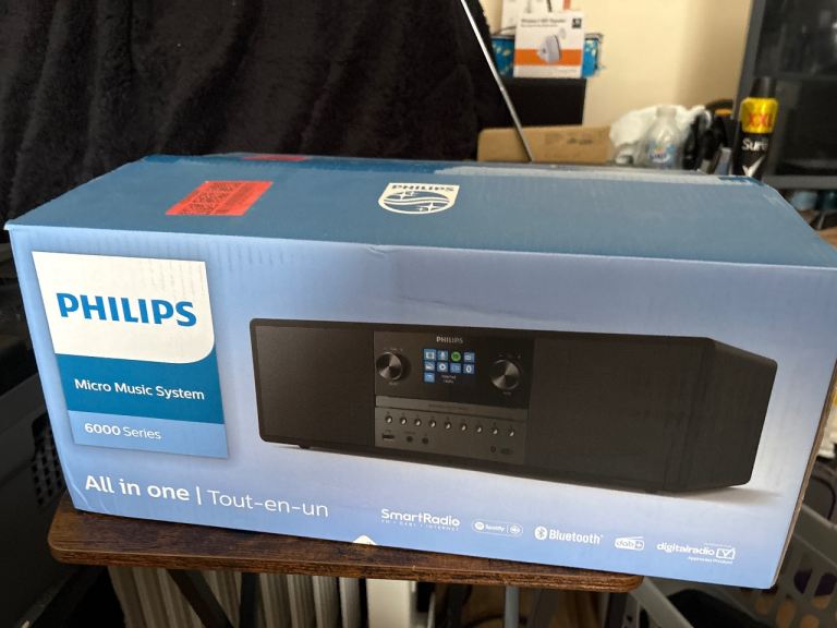 Philips all in one music system with dab+ and internet radio + cd