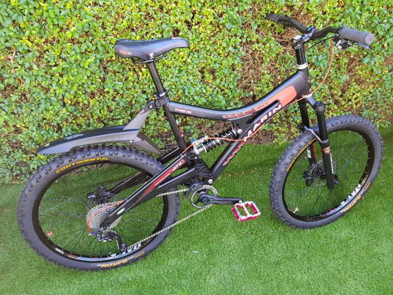 Marin team DH enduro full suspension mountain bike XL 