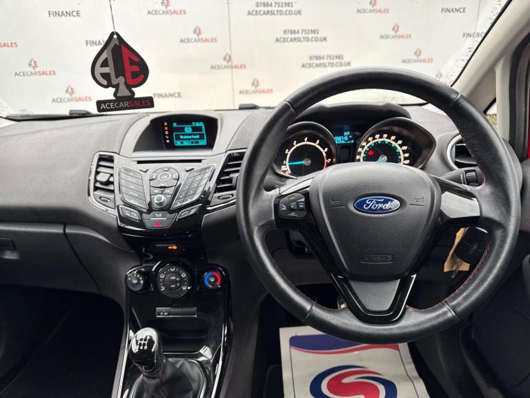 2015 Ford Fiesta 1.0 EcoBoost 140 Zetec S Red 3dr HATCHBACK PETROL Manual