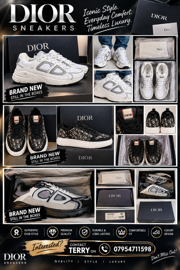 Dior Sneakers - Brand New in Box