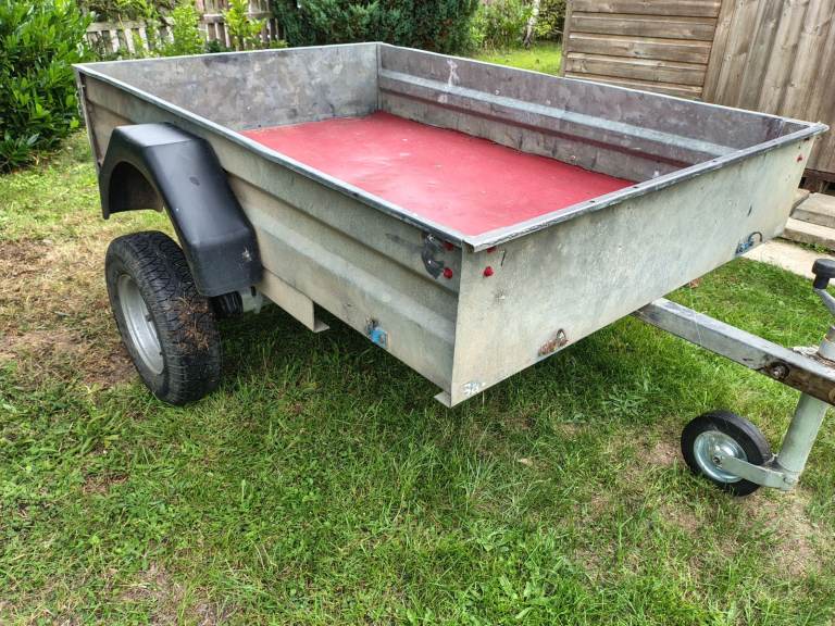 6' x 4' Car Trailer, Galvanised with new axle & Hubs lplast year 
