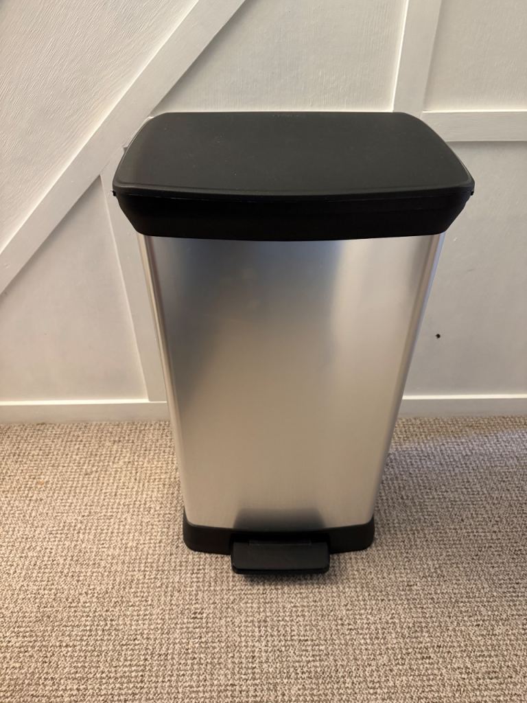 Curver Deco 50L Bin - Rectangular Pedal Bin