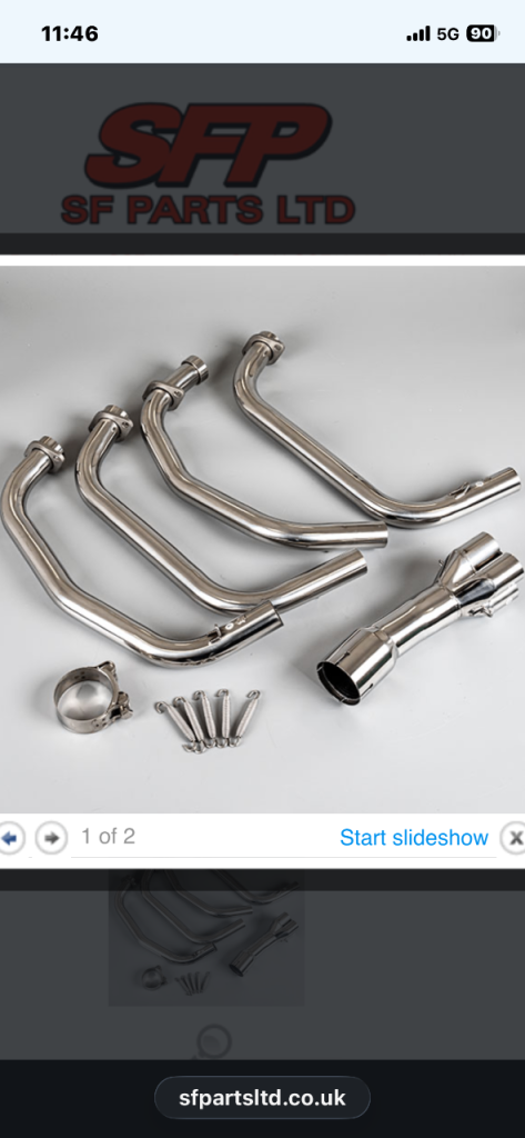 Suzuki Bandit 600 Stainless Steel Downpipes