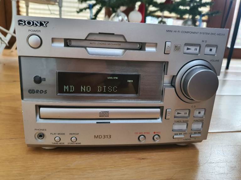Sony md 313 hi fi stereo player spares or repair