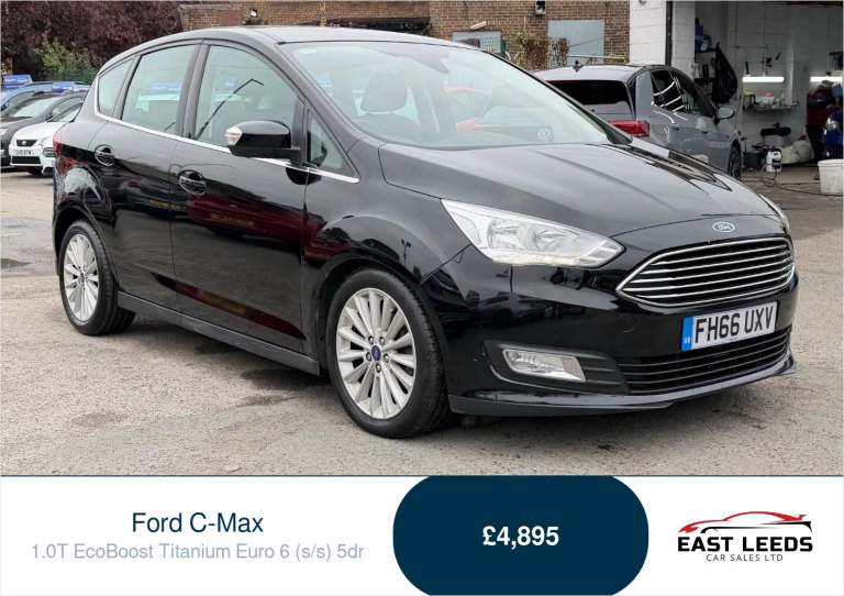2017 Ford C-Max 1.0T EcoBoost Titanium Euro 6 (s/s) 5dr MPV Petrol Manual