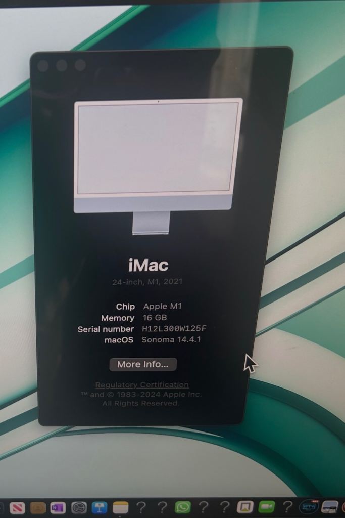 iMac (M1 series, 2021) Blue , £700.00 for Sale in Camberwell, London ...