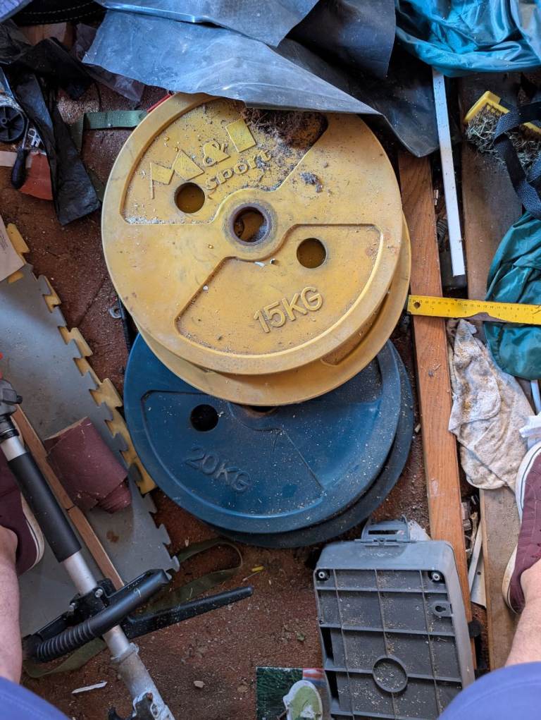 Used Weight Plates - total 140kg